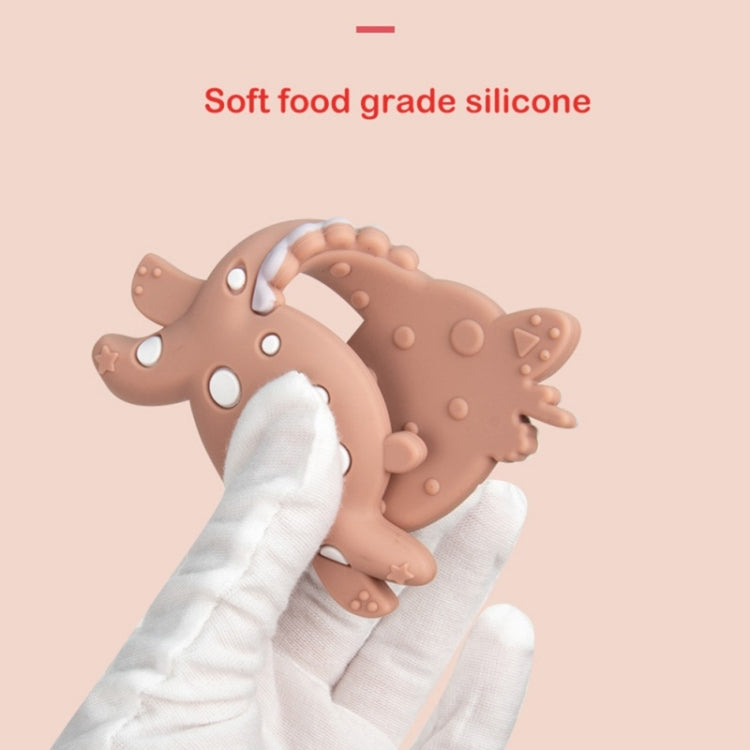 Cartoon Fawn Baby Massaggiagengive Training Bite Molar Rod Giocattolo in silicone Forniture per madre e bambino, Fawn Pink, Fawn Blue, Fawn Brown