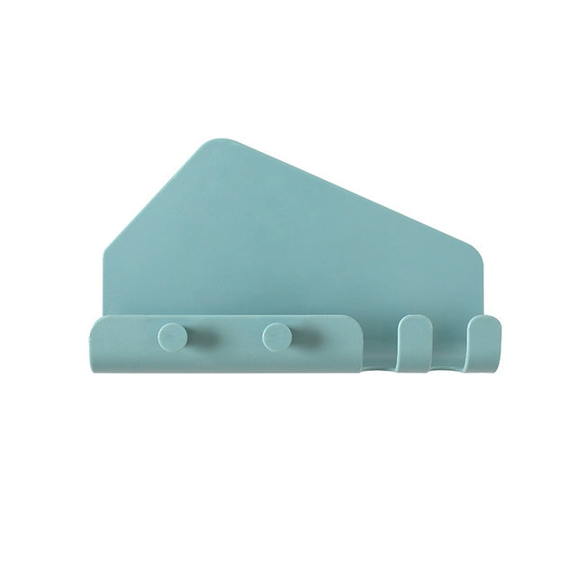 Staffa di supporto per ricarica per tablet cellulare con gancio per telefono cellulare con 4 ganci a parete