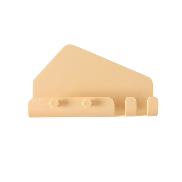 Staffa di supporto per ricarica per tablet cellulare con gancio per telefono cellulare con 4 ganci a parete