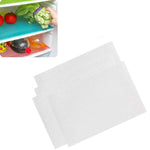 4 pezzi/set Tappetino per frigorifero antivegetativo antibatterico lavabile impermeabile ecologico, Transparent White, Transparent Green, Transparent Pink, Transparent Blue, Blue, Green, Pink