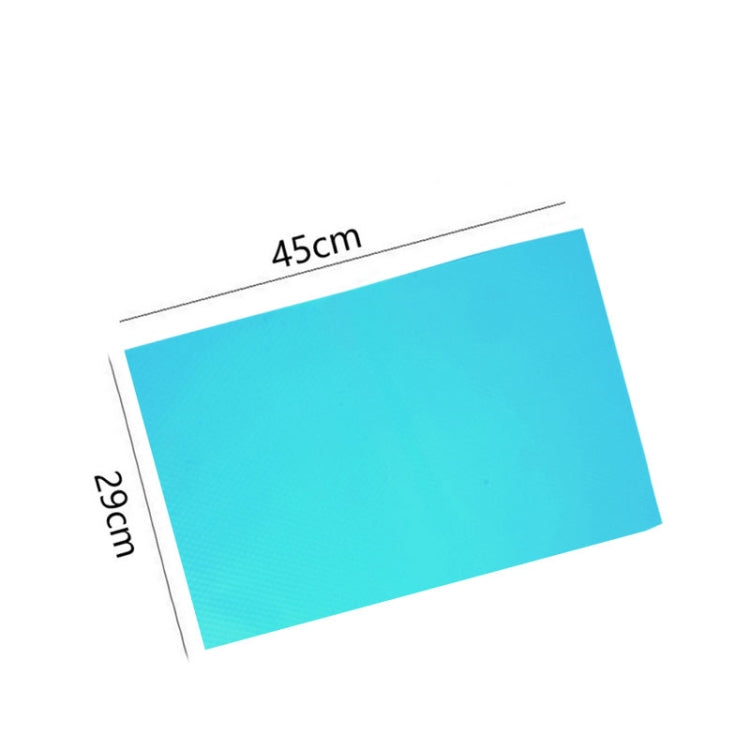 4 pezzi/set Tappetino per frigorifero antivegetativo antibatterico lavabile impermeabile ecologico, Transparent White, Transparent Green, Transparent Pink, Transparent Blue, Blue, Green, Pink