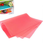 4 pezzi/set Tappetino per frigorifero antivegetativo antibatterico lavabile impermeabile ecologico, Transparent White, Transparent Green, Transparent Pink, Transparent Blue, Blue, Green, Pink