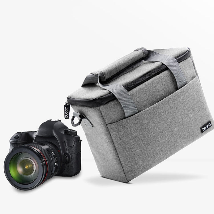 Borsa per fotocamera digitale Baona BN-H001 Borsa impermeabile per fotocamera portatile casual, BN-H001 S(Gray), BN-H001 S(Black), BN-H001 M(Gray), BN-H001 M(Black), BN-H001 L(Gray), BN-H001 L(Black)