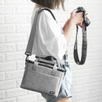 Borsa per fotocamera digitale Baona BN-H001 Borsa impermeabile per fotocamera portatile casual, BN-H001 S(Gray), BN-H001 S(Black), BN-H001 M(Gray), BN-H001 M(Black), BN-H001 L(Gray), BN-H001 L(Black)