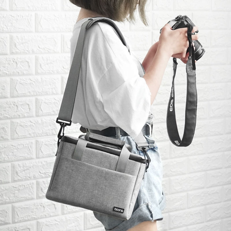 Borsa per fotocamera digitale Baona BN-H001 Borsa impermeabile per fotocamera portatile casual, BN-H001 S(Gray), BN-H001 S(Black), BN-H001 M(Gray), BN-H001 M(Black), BN-H001 L(Gray), BN-H001 L(Black)