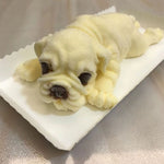 2 pezzi 4 pollici Shapi Dog Mousse Cake Stampo in silicone 3D Stereo Stampo per gelato Stampo per cioccolato per cani sporchi, Shapi Dog Shape