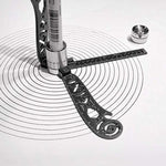 Righello da disegno multifunzionale Strumento di disegno creativo Righello per bussola magnetica