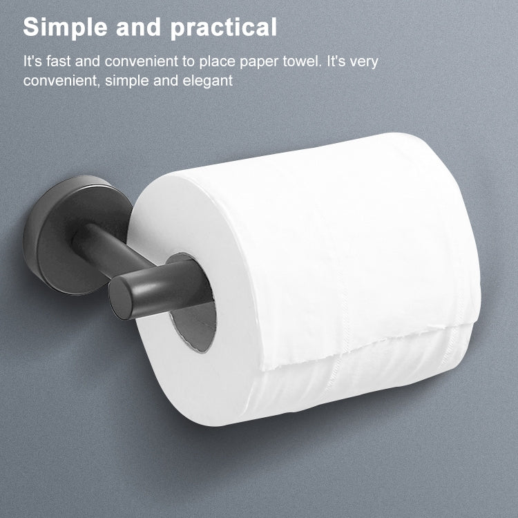 3 in 1 portasciugamani in acciaio inossidabile opaco 304 portasciugamani in carta gancio accessori da bagno set doccia da bagno, Silver, Gold, Black