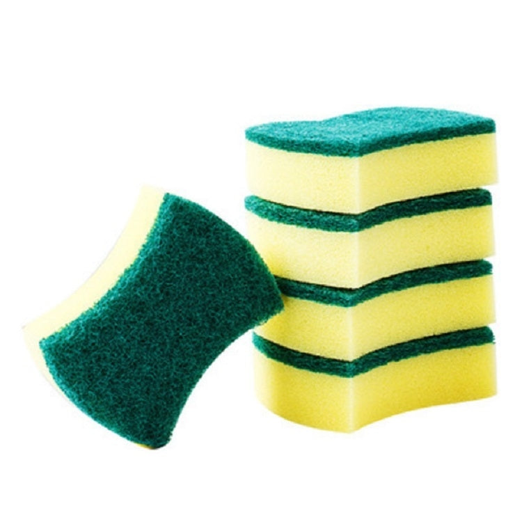 10 pezzi di spugna magica per pulire la cucina, pulire il panno abrasivo per lavare i piatti, strumenti per la pulizia della cucina, 10x8x3cm, Waist Shape, 10x8x3cm, Square