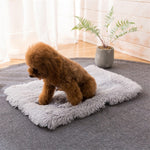 Cuscino in peluche quadrato per cani e gatti caldo