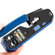 Strumento di rete Rj45 Crystal Head 8P6P con pinza per crimpare estrusione filo spelafili, Pliers