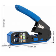 Strumento di rete Rj45 Crystal Head 8P6P con pinza per crimpare estrusione filo spelafili, Pliers