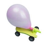 3 pezzi di auto a rinculo per palloncini fai-da-te, auto di reazione educativa per bambini creativi e scientifici