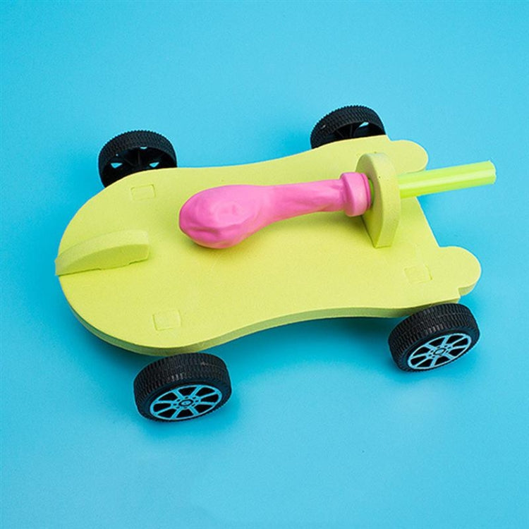 3 pezzi di auto a rinculo per palloncini fai-da-te, auto di reazione educativa per bambini creativi e scientifici