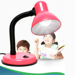 Lampada da scrivania a LED in ferro vintage Interruttore a pulsante Protezione per gli occhi Lampade da tavolo a luce led da lettura