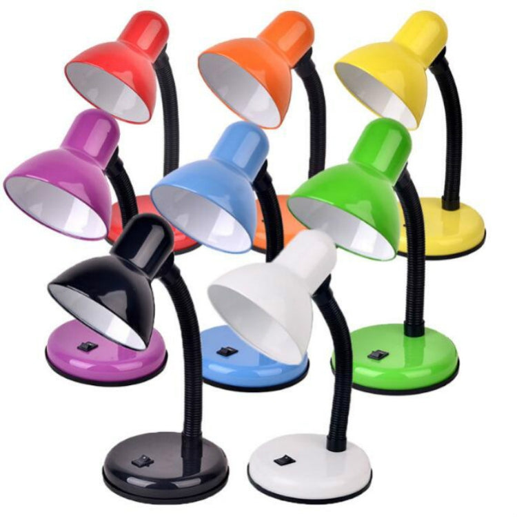 Lampada da scrivania a LED in ferro vintage Interruttore a pulsante Protezione per gli occhi Lampade da tavolo a luce led da lettura