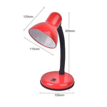 Lampada da scrivania a LED in ferro vintage Interruttore a pulsante Protezione per gli occhi Lampade da tavolo a luce led da lettura