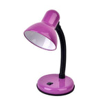 Lampada da scrivania a LED in ferro vintage Interruttore a pulsante Protezione per gli occhi Lampade da tavolo a luce led da lettura