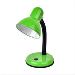 Lampada da scrivania a LED in ferro vintage Interruttore a pulsante Protezione per gli occhi Lampade da tavolo a luce led da lettura