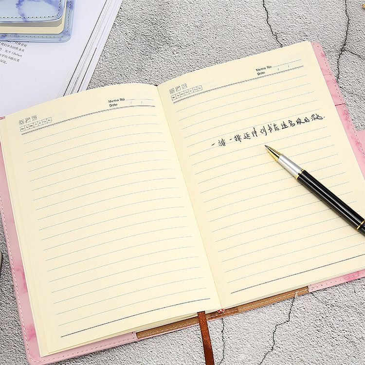 Blocco note A5 con blocco password e copertina marmo