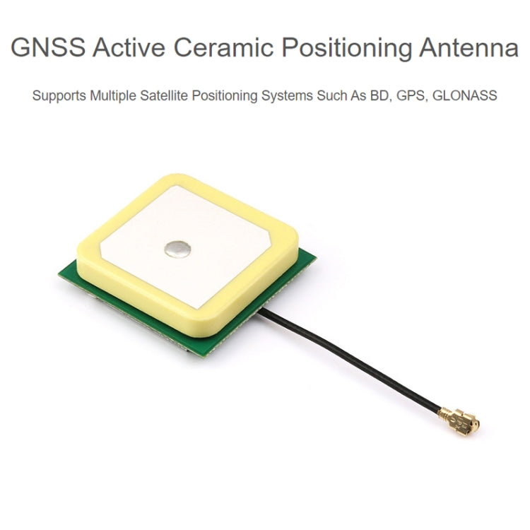 Antenna di posizionamento in ceramica attiva GNSS Waveshare 24095, connettore IPEX 1, 24095