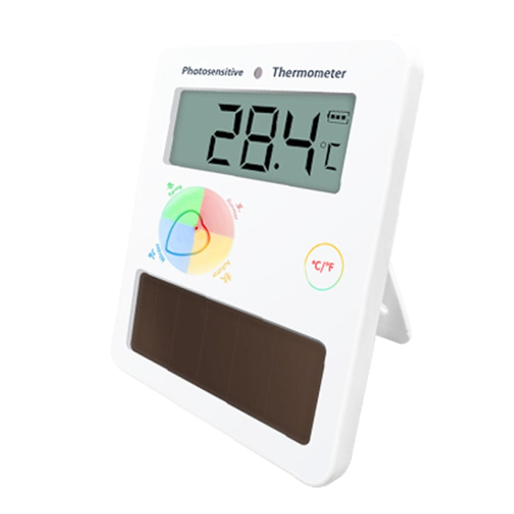 Termometro per energia luminosa LCD ad alta precisione senza celle solari per acquario Pcsensor, Fish Tank Thermometer