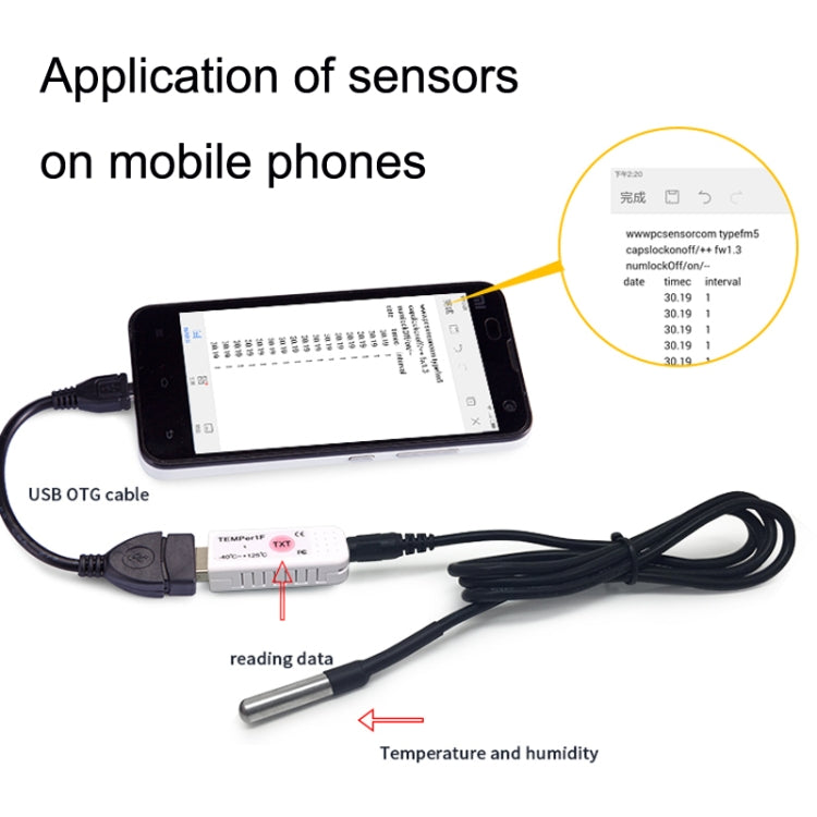 Termometro per monitoraggio acquario con sonda di temperatura impermeabile con sensore di temperatura USB, TEMPer1F, TEMPer2, TEMPerHUM