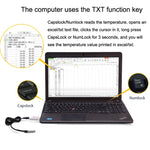 Termometro per monitoraggio acquario con sonda di temperatura impermeabile con sensore di temperatura USB, TEMPer1F, TEMPer2, TEMPerHUM