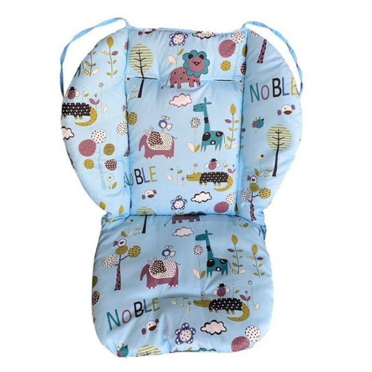Cuscino per passeggino in cotone Cuscino per bambini universale antiurto spesso e caldo per sedia da pranzo in autunno e inverno, Blue Animal, Blue Bear, Pink Bear, Gray Sheep