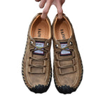 Scarpe casual da uomo in microfibra con suola in gomma