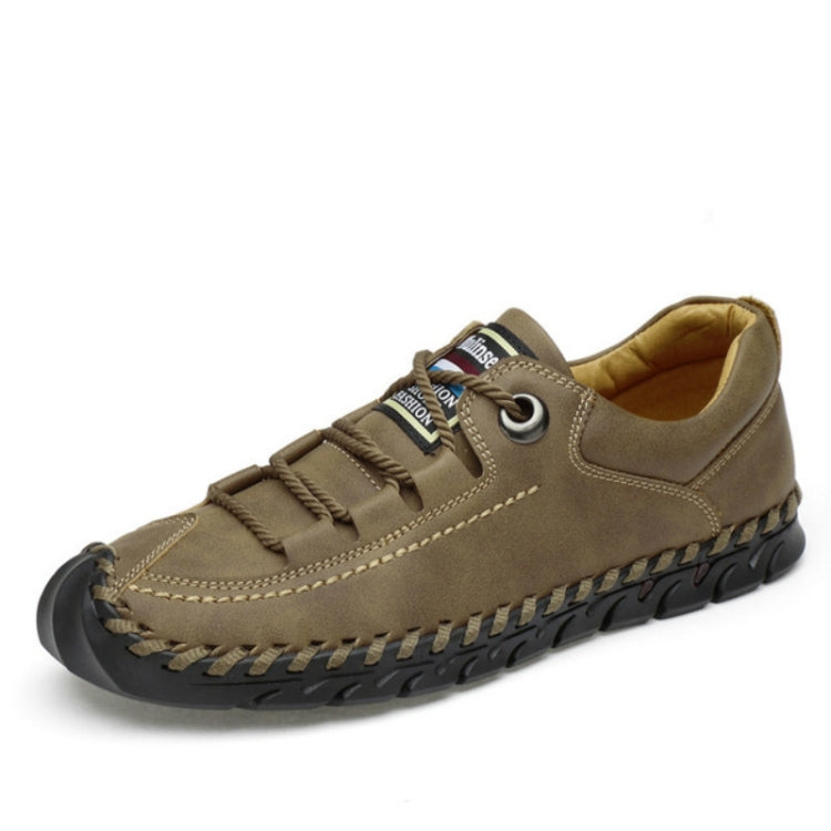 Scarpe casual da uomo in microfibra con suola in gomma