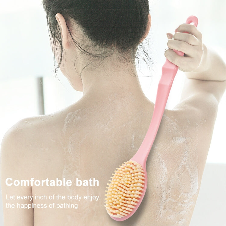 Spazzola da bagno con manico lungo Spazzola da bagno per capelli morbidi con spazzola per la schiena massaggiante