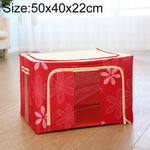 Scatola portaoggetti pieghevole in tessuto non tessuto con cerniera Scatola portaoggetti a prova di umidità, 44L 50x40x22cm, 55L 50x40x28cm, 66L 50x40x33cm