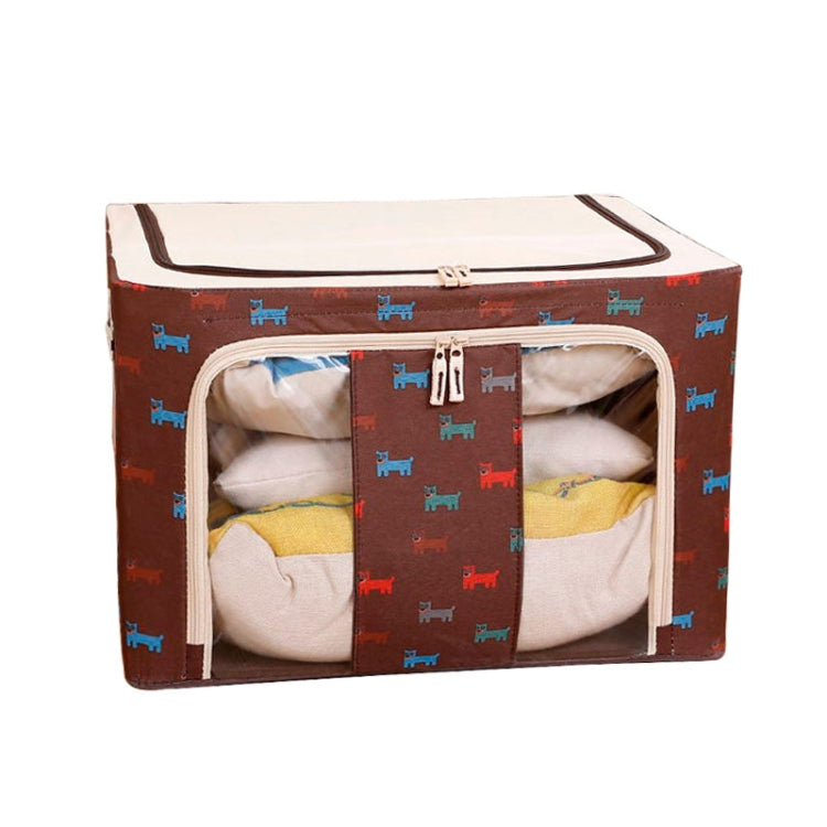 Scatola portaoggetti pieghevole in tessuto non tessuto con cerniera Scatola portaoggetti a prova di umidità, 44L 50x40x22cm, 55L 50x40x28cm, 66L 50x40x33cm