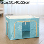 Scatola portaoggetti pieghevole in tessuto non tessuto con cerniera Scatola portaoggetti a prova di umidità, 44L 50x40x22cm, 55L 50x40x28cm, 66L 50x40x33cm