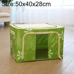 Scatola portaoggetti pieghevole in tessuto non tessuto con cerniera Scatola portaoggetti a prova di umidità, 44L 50x40x22cm, 55L 50x40x28cm, 66L 50x40x33cm