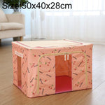 Scatola portaoggetti pieghevole in tessuto non tessuto con cerniera Scatola portaoggetti a prova di umidità, 44L 50x40x22cm, 55L 50x40x28cm, 66L 50x40x33cm