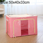 Scatola portaoggetti pieghevole in tessuto non tessuto con cerniera Scatola portaoggetti a prova di umidità, 44L 50x40x22cm, 55L 50x40x28cm, 66L 50x40x33cm