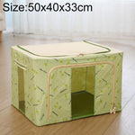 Scatola portaoggetti pieghevole in tessuto non tessuto con cerniera Scatola portaoggetti a prova di umidità, 44L 50x40x22cm, 55L 50x40x28cm, 66L 50x40x33cm