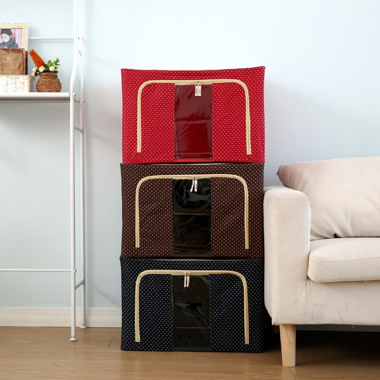 Scatola portaoggetti pieghevole in tessuto non tessuto con cerniera Scatola portaoggetti a prova di umidità, 80L 60x40x32cm, 100L 60x42x40cm, 125L 70x42x40cm