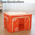 Scatola portaoggetti pieghevole in tessuto non tessuto con cerniera Scatola portaoggetti a prova di umidità, 80L 60x40x32cm, 100L 60x42x40cm, 125L 70x42x40cm