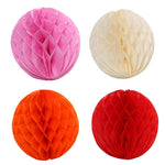 2 pezzi di decorazione per la stanza delle nozze, decorazione festosa per il centro commerciale, lanterna a sfera in carta a nido d'ape, 6 inches 15 cm, 8 inches 20 cm, 10 inches 25 cm, 12 inches 30 cm