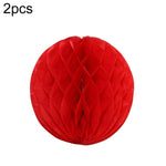 2 pezzi di decorazione per la stanza delle nozze, decorazione festosa per il centro commerciale, lanterna a sfera in carta a nido d'ape, 6 inches 15 cm, 8 inches 20 cm, 10 inches 25 cm, 12 inches 30 cm