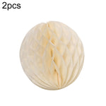 2 pezzi di decorazione per la stanza delle nozze, decorazione festosa per il centro commerciale, lanterna a sfera in carta a nido d'ape, 6 inches 15 cm, 8 inches 20 cm, 10 inches 25 cm, 12 inches 30 cm
