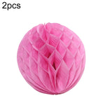 2 pezzi di decorazione per la stanza delle nozze, decorazione festosa per il centro commerciale, lanterna a sfera in carta a nido d'ape, 6 inches 15 cm, 8 inches 20 cm, 10 inches 25 cm, 12 inches 30 cm