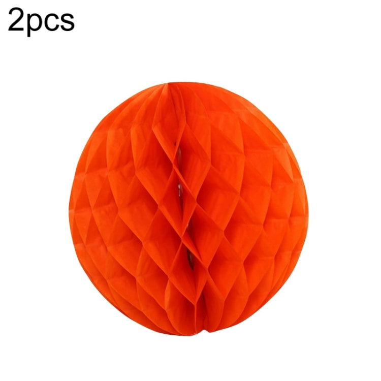 2 pezzi di decorazione per la stanza delle nozze, decorazione festosa per il centro commerciale, lanterna a sfera in carta a nido d'ape, 6 inches 15 cm, 8 inches 20 cm, 10 inches 25 cm, 12 inches 30 cm