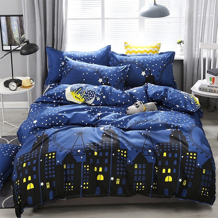 Set di biancheria da letto con stampa da 4 pezzi. Copripiumino, For 1.2m Bed, For 1.5m Bed, For 1.8m Bed, For 2.0m Bed, For 2.2m Bed