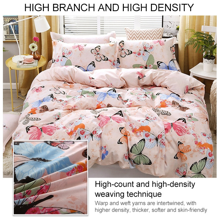 Set di biancheria da letto con stampa da 4 pezzi. Copripiumino, For 1.2m Bed, For 1.5m Bed, For 1.8m Bed, For 2.0m Bed, For 2.2m Bed