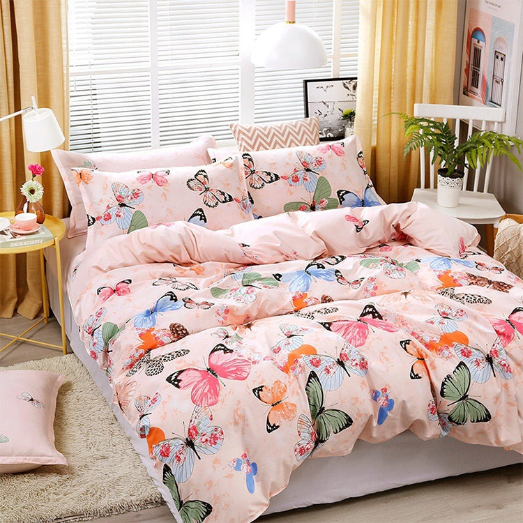 Set di biancheria da letto con stampa da 4 pezzi. Copripiumino, For 1.2m Bed, For 1.5m Bed, For 1.8m Bed, For 2.0m Bed, For 2.2m Bed