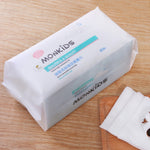 MONKIDS KS037 Asciugamano monouso per il viso Asciugamano detergente perlato ispessimento in puro cotone, 100 SheetS Pearls Texture